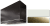 White, Antique Brass Trim