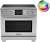 Stainless Steel with Brushed Stainless Steel Trim