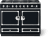 Dark Navy Blue - SS trim, Polished Chrome Accents & Polished SS Rails