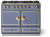 Provence Blue - SS Trim, Polished Brass Accents & Polished Brass Rails