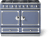 Provence Blue - SS trim, Polished Chrome Accents & Polished SS Rails