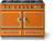 Quintessential Orange with Stainless Steel & Brushed Brass Trim