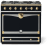 Dark Navy Blue - SS Trim, Polished Brass Accents & Polished Brass Rails