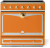 Quintessential Orange with Stainless Steel & Polished Brass Trim