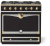 Matte Black - SS Trim, Polished Brass Accents & Polished Brass Rails