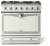 Pure White - SS Trim, Satin Chrome Accents & SS Rails