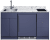 Blue, Left Side Sink