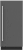 Right Hinge, Solid Door - Panel Ready