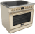 Glossy Ivory with Brushed Brass Trim