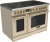 Matte Ivory with Brushed Brass Trim