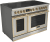 Stainless Steel with Brushed Brass Trim
