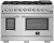 48" Width, 8 Sealed Burners, 6.58 cu. ft. Total Capacity