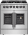 30" Width, 5 Sealed Burners, 4.32 cu. ft. Capacity