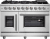 48" Width, 8 Sealed Burners, 6.58 cu. ft. Total Capacity