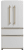 White - Antique Brass Handles