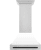 DuraSnow Stainless Steel with White Matte Shell & Matte Black Handle