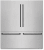 Satin Stainless Steel with Matte Black Handles