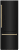 Black Stainless Steel with Polished Gold Accents