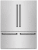 Satin Stainless Steel with Matte Black Handles