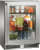 Stainless Steel Glass Door, Hinged Right, Outdoor, Lock Factory Installed