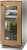 Panel Ready Glass Door, Hinged Right, Outside, Lock Factory Installed