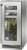 Stainless Steel Glass Door, Hinged Right, Lock Factory Installed