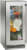 Stainless Steel Glass Door, Left Hinge with Lock