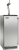 Stainless Steel Solid Door, Hinged Left, Lock Factory Installed
