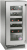 Stainless Steel Glass Door, Left Hinge with Lock