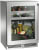 Stainless Steel Glass Door, Left Hinge with Lock