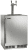 Stainless Steel, Right Door Swing, Single Faucet