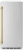 Stainless Steel & Polished Gold Handle
