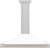 DuraSnow® Stainless Steel with White Matte Shell & Polished Gold Handle