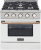 White Oven Door - White Knobs, Gold Handle & Ring / LP