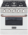 White Oven Door - White Knobs, Rose Gold Handle & Ring / NG