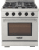 Stainless Steel with Black Knobs, LP