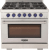 Stainless Steel with Blue Knobs, NG