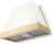 Pure White with Polished Brass Trim