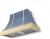 Provence Blue with Banded Polished Brass Trim