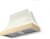 Pure White with Polished Brass Trim