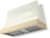Pure White with Polished Brass Trim