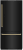 Black Stainless Steel with Polished Gold Accents