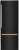 Black Stainless Steel with Polished Gold Accents