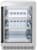Stainless Steel Glass Door, Matte Black Handle