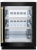 Black Stainless Steel Glass Door, Champagne Bronze Handle