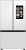 Bespoke Panel-Ready with White Glass Family Hub Panel