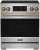 Stainless Steel with Bronze Trim
