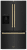 Black Stainless Steel & Champagne Bronze Traditional Handles
