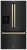 Black Stainless Steel & Champagne Bronze Modern Handles