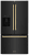Black Stainless Steel & Polished Gold Traditional Handles